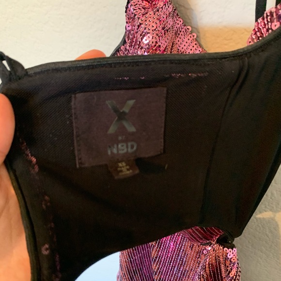 X by NBD Pink Sequin Mini Dress - Picture 4 of 8